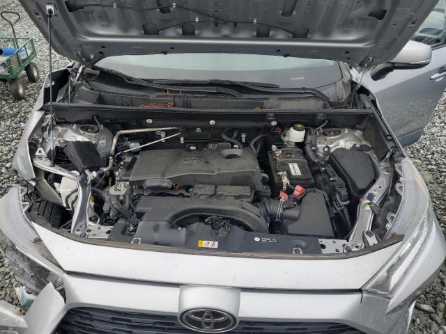 2T3W1RFV6KW019200 - 2019 TOYOTA RAV4 XLE SILVER photo 12