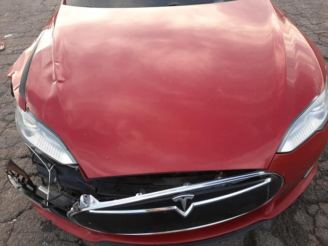 5YJSA1CN4DFP09637 - 2013 TESLA MODEL S Կարմիր լուսանկար 11