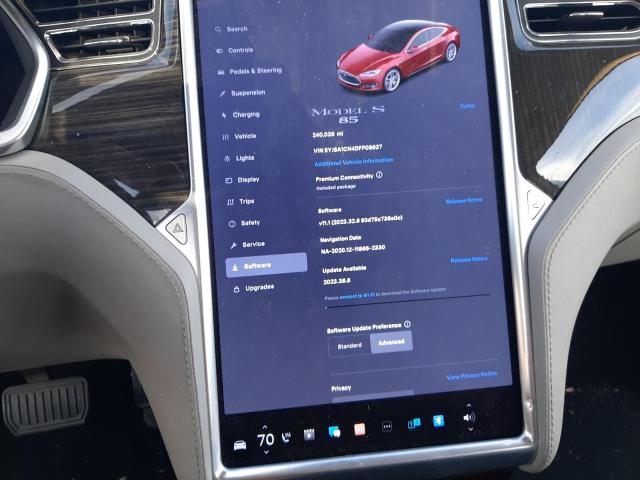 5YJSA1CN4DFP09637 - 2013 TESLA MODEL S Կարմիր լուսանկար 9