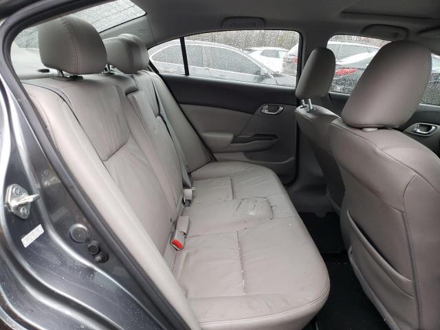 2HGFB2F9XCH319851 - 2012 HONDA CIVIC EXL Մոխրագույն լուսանկար 10