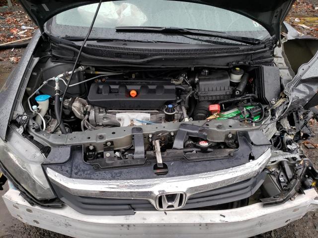 2HGFB2F9XCH319851 - 2012 HONDA CIVIC EXL Մոխրագույն լուսանկար 11