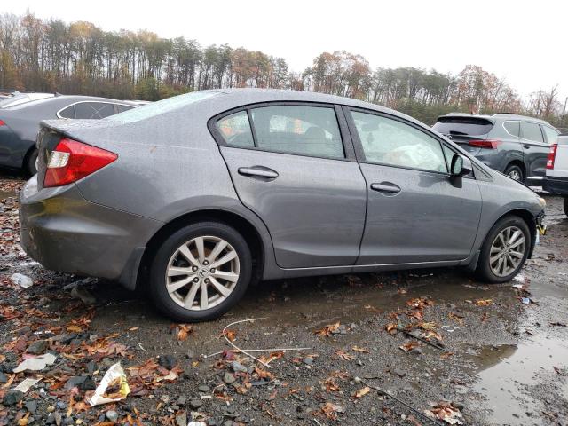 2HGFB2F9XCH319851 - 2012 HONDA CIVIC EXL Մոխրագույն լուսանկար 3