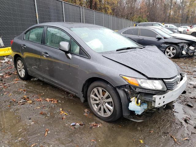 2HGFB2F9XCH319851 - 2012 HONDA CIVIC EXL Մոխրագույն լուսանկար 4