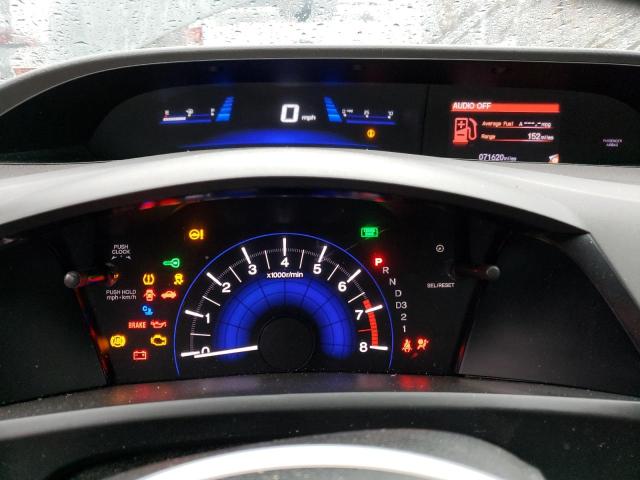 2HGFB2F9XCH319851 - 2012 HONDA CIVIC EXL Մոխրագույն լուսանկար 9