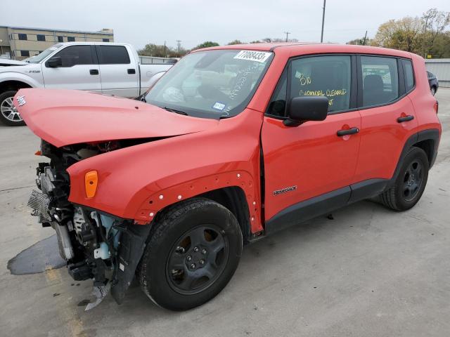 ZACNJCABXMPM92229 - 2021 JEEP RENEGADE SPORT RED photo 1