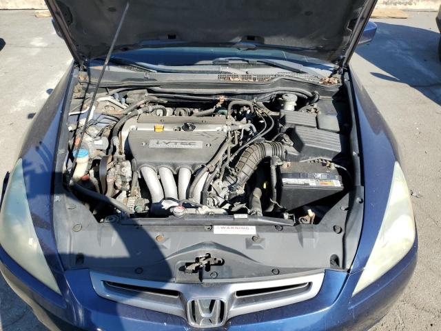 1HGCM56445A063274 - 2005 HONDA ACCORD LX BLUE photo 11