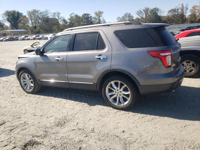 1FM5K7D87EGB66373 - 2014 FORD EXPLORER XLT GRAY photo 2