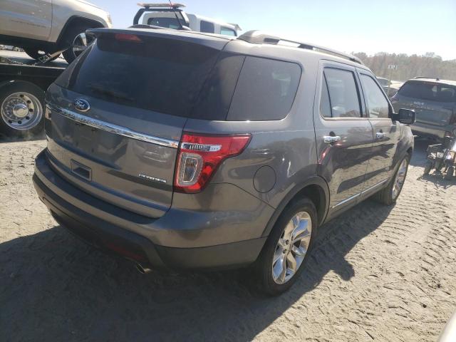 1FM5K7D87EGB66373 - 2014 FORD EXPLORER XLT GRAY photo 3