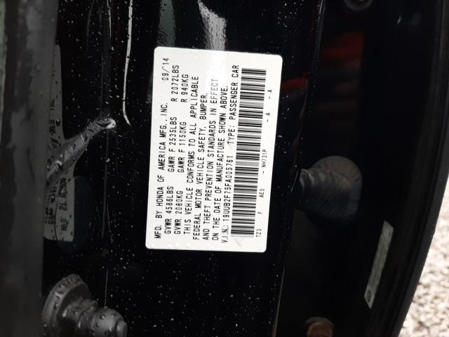 19UUB2F75FA005761 - 2015 ACURA TLX ADVANCE BLACK photo 12