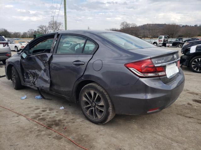 19XFB2F86FE248220 - 2015 HONDA CIVIC EX GRAY photo 2