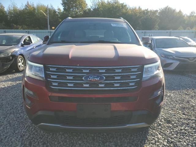 1FM5K7F86HGC82830 - 2017 FORD EXPLORER LIMITED RED photo 5