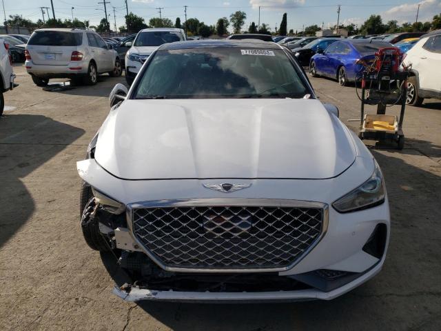 KMTG74LE3KU034830 - 2019 GENESIS G70 ELITE WHITE photo 5