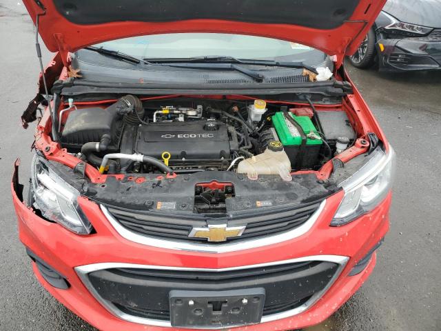 1G1JD5SG5H4152546 - 2017 CHEVROLET SONIC LT RED photo 11