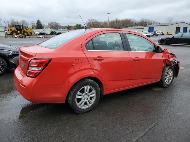 1G1JD5SG5H4152546 - 2017 CHEVROLET SONIC LT RED photo 3