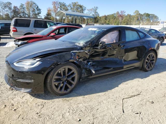 5YJSA1E5XMF433431 - 2021 TESLA MODEL S BLACK photo 1
