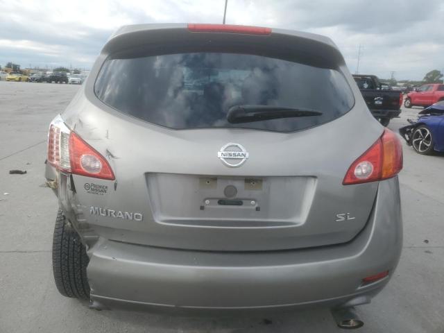 JN8AZ18U79W026116 - 2009 NISSAN MURANO S SILVER photo 6