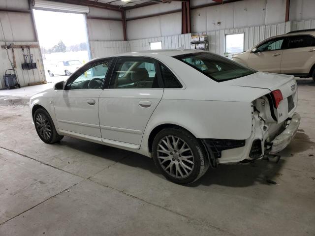 WAUDF78E68A158936 - 2008 AUDI A4 2.0T QUATTRO WHITE photo 2