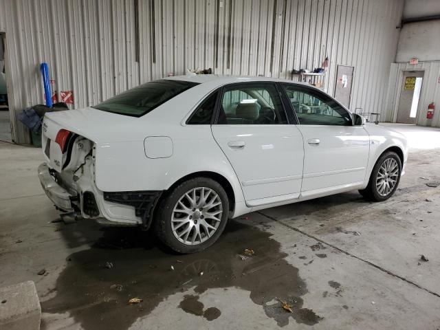 WAUDF78E68A158936 - 2008 AUDI A4 2.0T QUATTRO WHITE photo 3