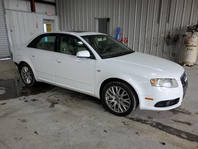 WAUDF78E68A158936 - 2008 AUDI A4 2.0T QUATTRO WHITE photo 4