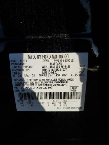 2LMPJ6LRXJBL23397 - 2018 LINCOLN MKX RESERVE Қара фото 13