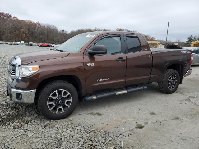 5TFUY5F12GX513744 - 2016 TOYOTA TUNDRA DOUBLE CAB SR/SR5 BROWN photo 1