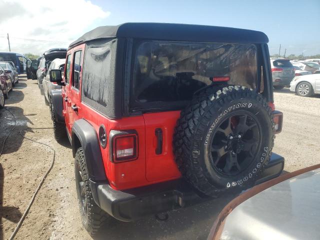 1C4HJXDN1MW627534 - 2021 JEEP WRANGLER U SPORT RED photo 6