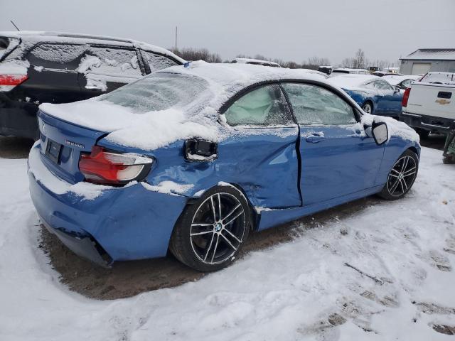 WBA2J7C50JVD60945 - 2018 BMW M240XI BLUE photo 3