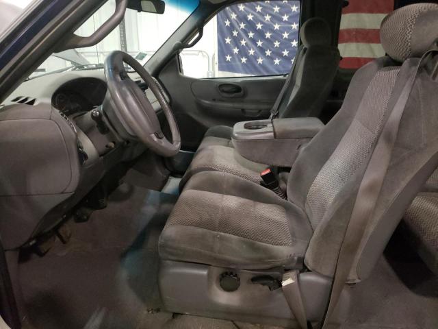 1FTRX18L02KA29299 - 2002 FORD F150 BLUE photo 7