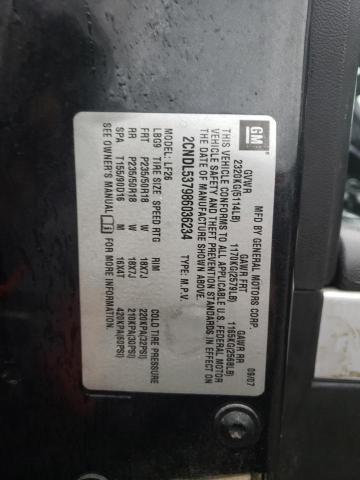 2CNDL537986036234 - 2008 CHEVROLET EQUINOX SPORT BLACK photo 12