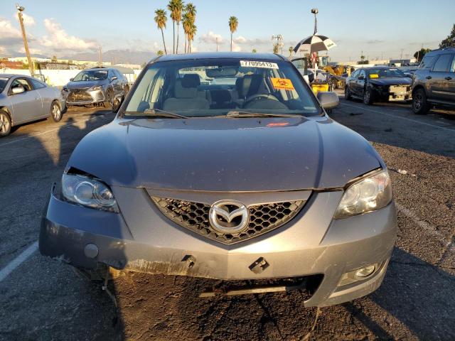 JM1BK32G681155186 - 2008 MAZDA 3 I GRAY photo 5