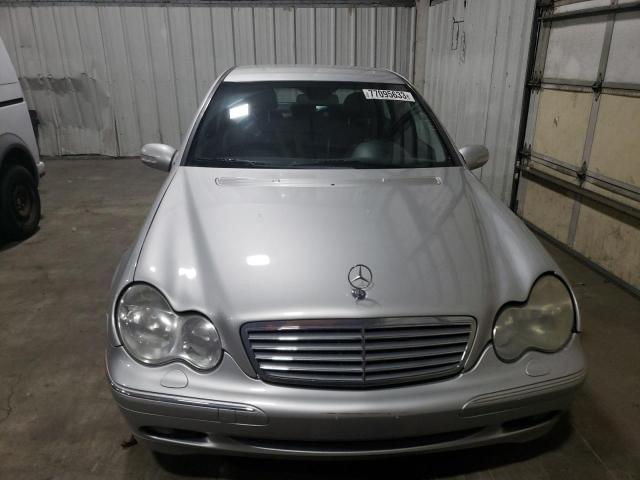 WDBRF64J12F200704 - 2002 MERCEDES-BENZ C 320 SILVER photo 5