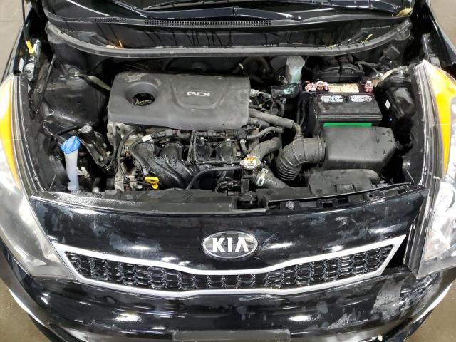 KNADN5A39G6646246 - 2016 KIA RIO EX BLACK photo 11