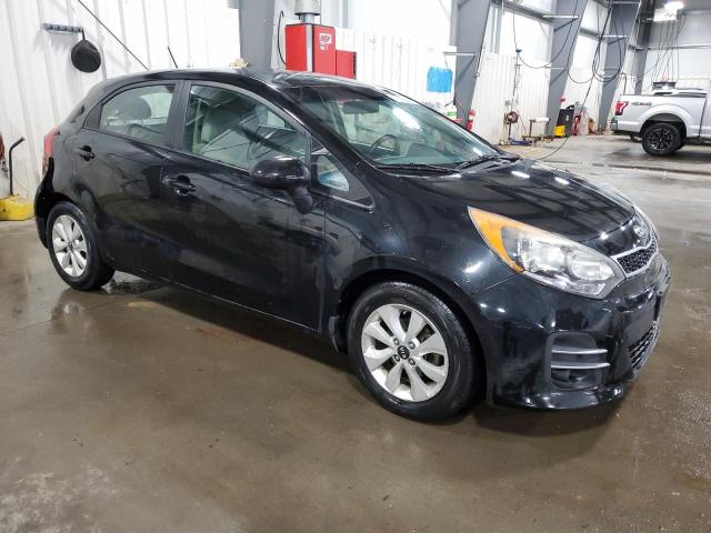 KNADN5A39G6646246 - 2016 KIA RIO EX BLACK photo 4