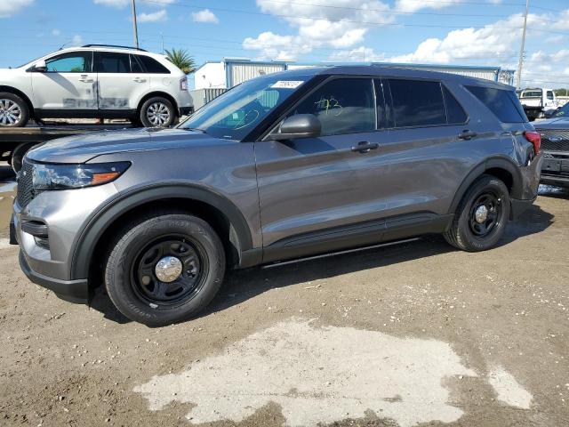 1FM5K8AB5PGA18456 - 2023 FORD EXPLORER POLICE INTERCEPTOR GRAY photo 1