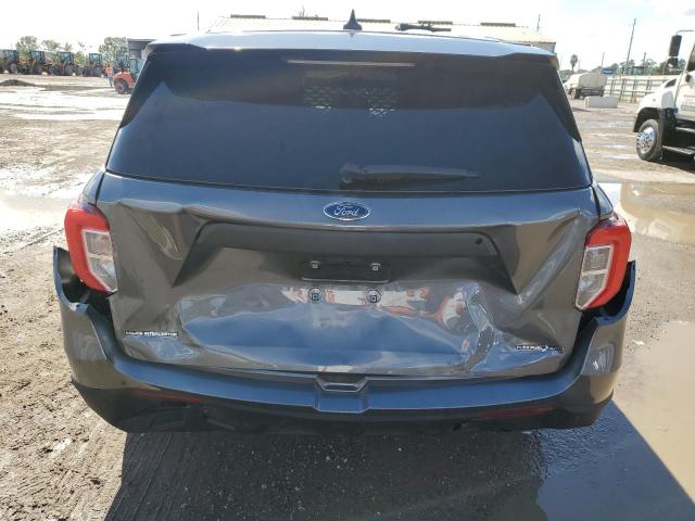 1FM5K8AB5PGA18456 - 2023 FORD EXPLORER POLICE INTERCEPTOR GRAY photo 6
