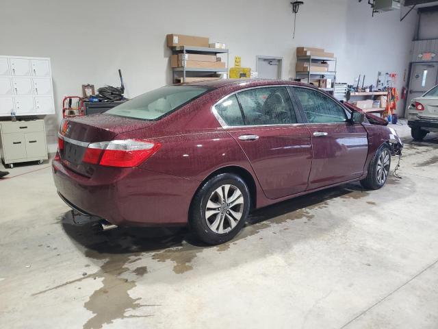 1HGCR2F37EA256946 - 2014 HONDA ACCORD LX MAROON photo 3