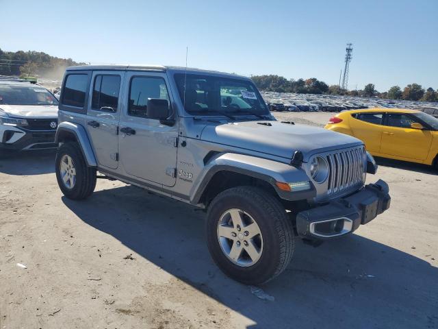 1C4HJXEN9KW510196 - 2019 JEEP WRANGLER U SAHARA GRAY photo 4