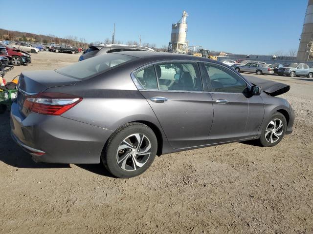 1HGCR2F31HA247213 - 2017 HONDA ACCORD LX GRAY photo 3