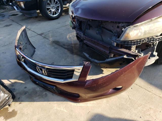 5KBCP3F89AB009503 - 2010 HONDA ACCORD EXL BURGUNDY photo 12