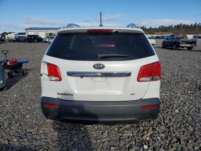 5XYKUCA10BG089197 - 2011 KIA SORENTO EX WHITE photo 6