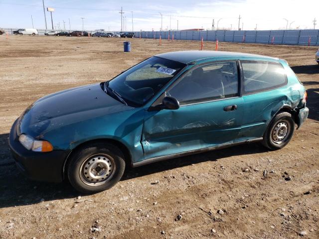 2HGEH2357SH512341 - 1995 HONDA CIVIC CX GREEN photo 1