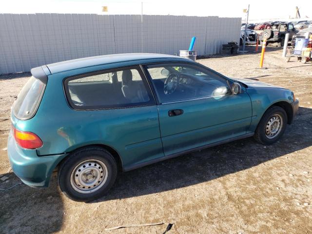 2HGEH2357SH512341 - 1995 HONDA CIVIC CX GREEN photo 3