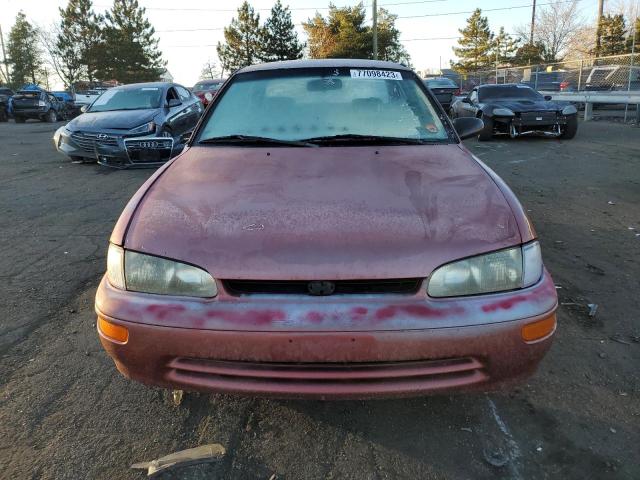 1Y1SK5265VZ401673 - 1995 GEO PRIZM BASE BURGUNDY photo 5