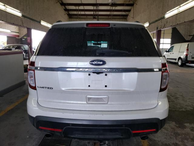 1FMHK7F83CGA75706 - 2012 FORD EXPLORER LIMITED WHITE photo 6