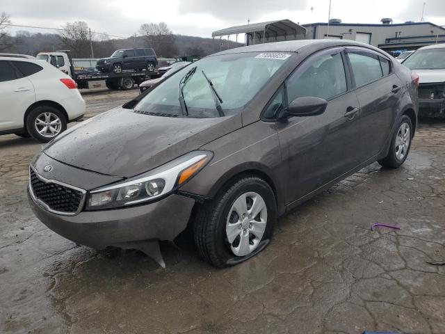 3KPFK4A74HE133533 - 2017 KIA FORTE LX BROWN photo 1