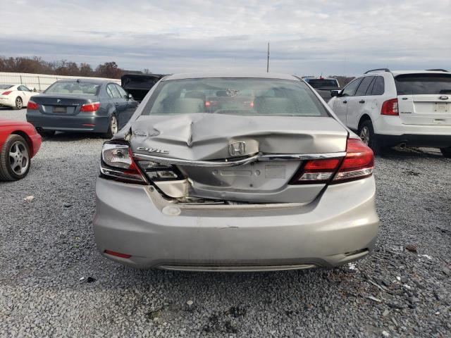 2HGFB2F54DH300453 - 2013 HONDA CIVIC LX SILVER photo 6