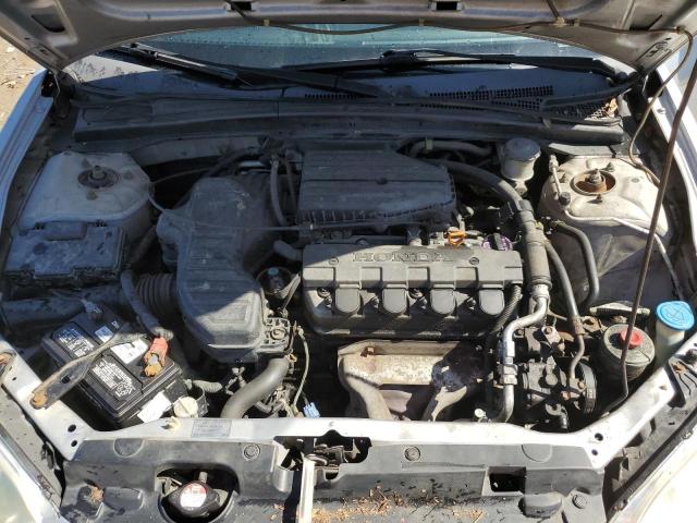 1HGEM22125L049588 - 2005 HONDA CIVIC DX VP SILVER photo 11