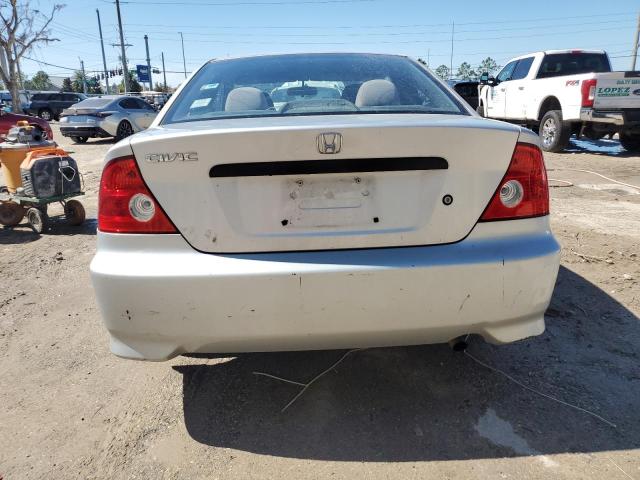 1HGEM22125L049588 - 2005 HONDA CIVIC DX VP SILVER photo 6