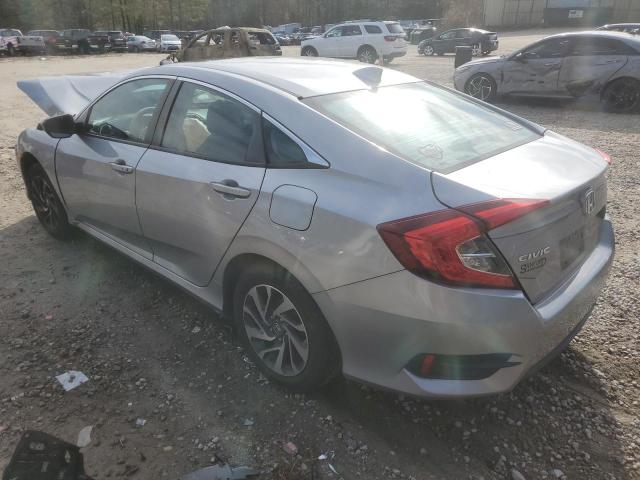 2HGFC2F73JH581252 - 2018 HONDA CIVIC EX SILVER photo 2