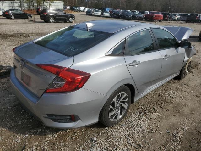 2HGFC2F73JH581252 - 2018 HONDA CIVIC EX SILVER photo 3